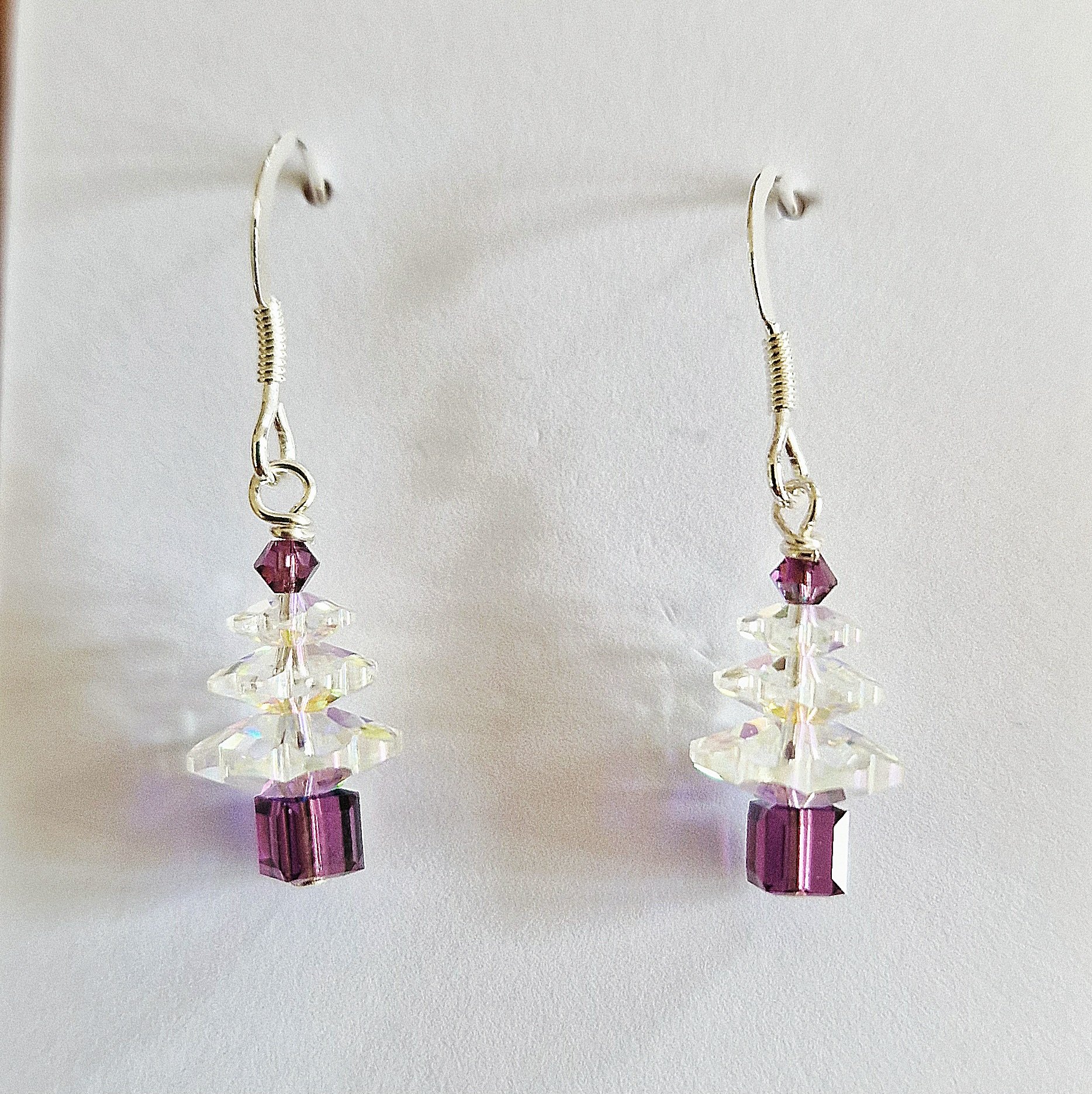 Xmas Trees (Clear AB and amethyst)